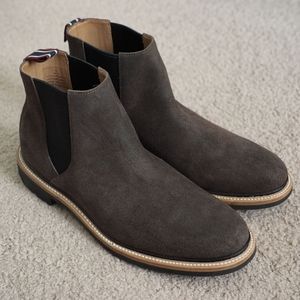 J. Crew Oar Stripe Chelsea Boots